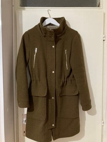 kaput s: PULL&BEAR, M (EU 38), Jednobojni, Sa postavom — 2
