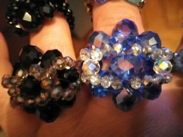 nakit od hiruskog celika novi sad: Ženski prsten, Handmade, Materijal: Kristal, Cirkon — 11