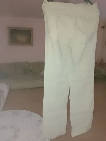 elegantne pantalone sa visokim strukom: S (EU 36), Normalan struk, Ravne nogavice — 2