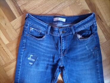 Pantalone, Farmerke, Šortsevi: Zara farmerke vel 38,jako mekane i pune elastina — 3