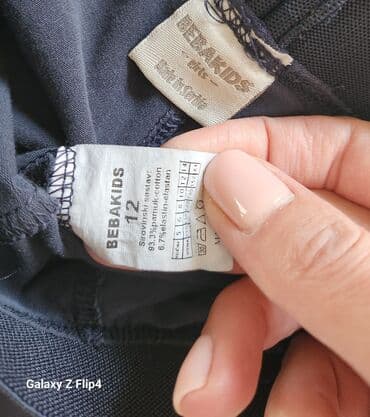 kisne pantalone za decu: Zvoncare, 152-158, bоја - Tamnoplava — 2