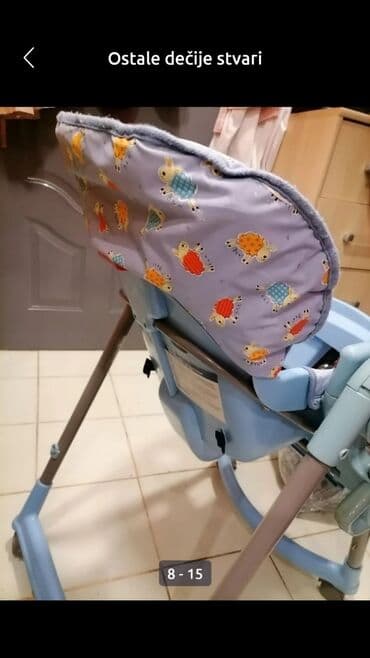 drvena hranilica 2 u 1: Hranilica za malo dete Bertoni ispravna dobra. Podesiva po visini — 9