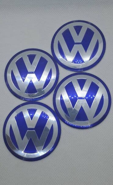kvalitetne presvlake za auto: Plastificirane nalepnice za felne VOLKSWAGEN plave 4 kom. VOLKSWAGEN — 2