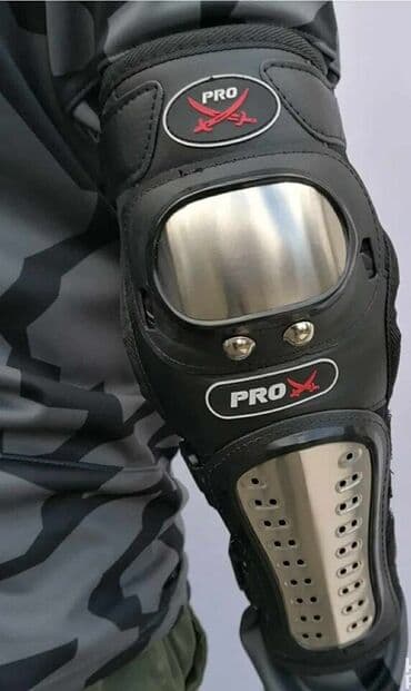 set za dopunu auto klime: Set štitnika za kolena i laktove marke Pro-Biker. Ovi crni štitnici — 4