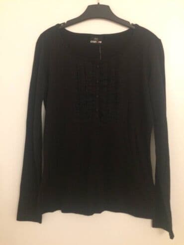 elegantna bluza: Crna bluza TAKKO elegantna - NOVO elegantna sa dugim rukavima Nova — 2