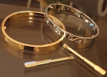 cartier naocare srbija: Čvrsta narukvica, Cartier, Materijal: Srebro — 1