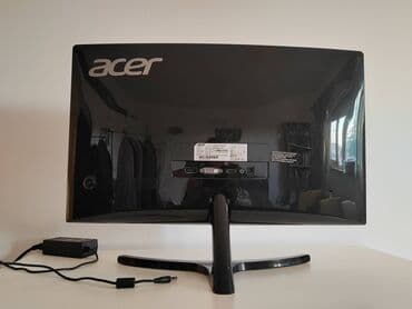 Monitori: Acer Zakrivljen Monitor Nitro 144Hz Acer zakrivljen monitor ED242QR — 6
