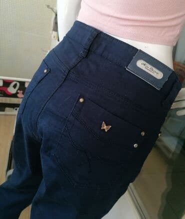 Pantalone: L (EU 40), Visok struk, Ravne nogavice — 3