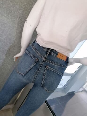 elegantne pantalone sa visokim strukom: Savršene farmerice extra model i kvalitet uvoz Turska Vel 27 Sa puno — 3