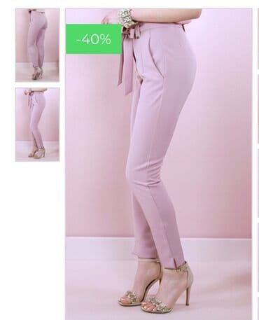 exit pantalone: XS (EU 34), Visok struk, Ravne nogavice — 2