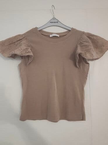 majice na jedno rame: Zara, One size, Pamuk, bоја - Bež — 1
