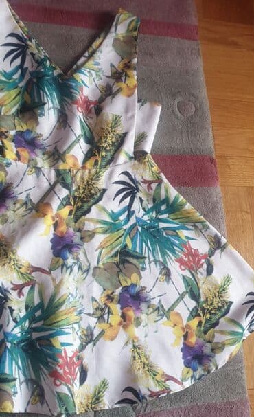 široke letnje pantalone: Midi, Bez rukava, 158-164 — 1