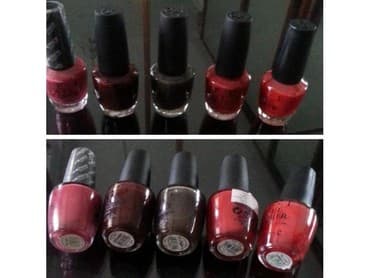 Nega noktiju: Opi lak za nokte. Oba za 700 din Crveni: blushingham palace NL 025 — 2
