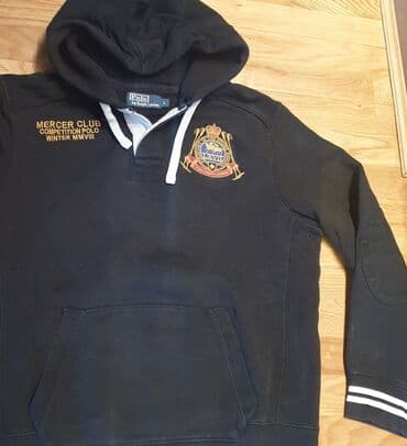 nasa duks h m: Duks, L (EU 52), Ralph Lauren, bоја - Crna, Sa kapuljačom — 2