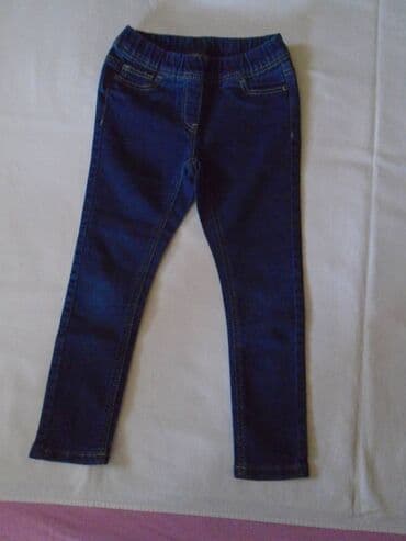elegantne pantalone sa visokim strukom: 110-116 — 1