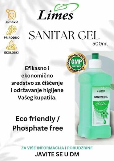 bugarski zacin za rostilj: Limes Sanitar Gel u pakovanju od 500ml je efikasno sredstvo za — 1