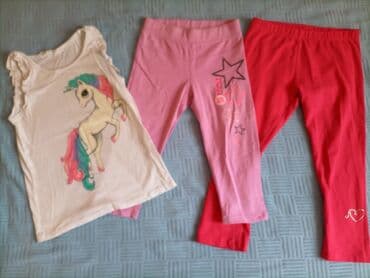 Kompleti: H&M, Komplet: Helanke, Majica, 122-128 — 3