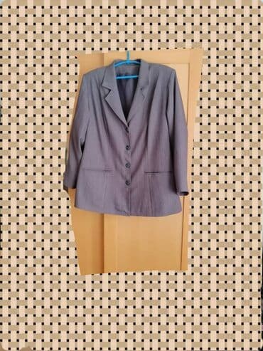 crno siva kosa: 5XL (EU 50), Jednobojni — 3