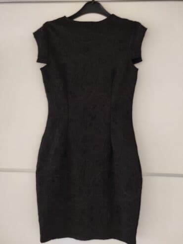 midi haljine h m: A-Dress S (EU 36), bоја - Crna, Koktel, klub, Drugi tip rukava — 5