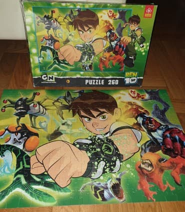 igračke za dečake od 3 godine: Ben 10 - cartoon network. puzzle - puzle - pazl kako ko voli. 260 — 1
