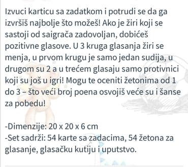 dres crvene zvezde za decu: Drustvena igra "nominacija"
Za uzrast 8+ — 4