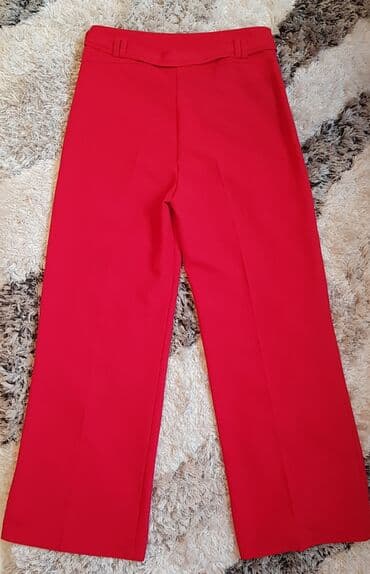 pantalone s: M (EU 38), Visok struk, Zvoncare — 4