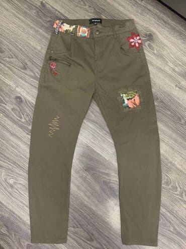 desigual haljine nova kolekcija: Original Desigual moderne farmerke sa vezenim zakrpama i drugim — 9