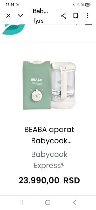 crna jakna sa krznom: Bébea aparat za pripremu hrane za bebe 4u1 . Kombinuje 4 funkcije — 5