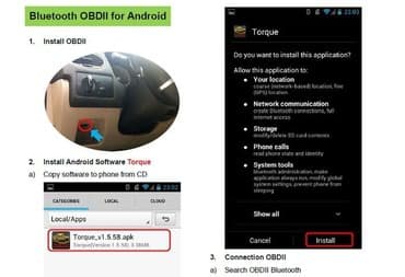 auto kamera 3 u 1: Bluetooth ELM327 HHOBD2 OBDII V1.5, 25k80 cip Ovo je ELM 327 V1.5 — 8