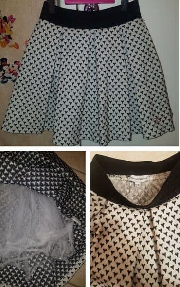 elegantne pantalone sa visokim strukom: Okrugli izrez, Bez rukava, 140-146 — 6