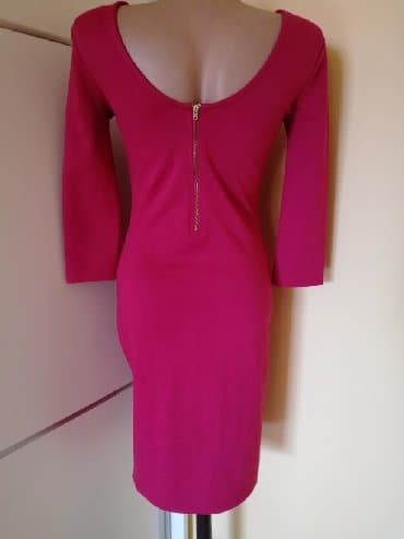 Haljine: A-Dress S (EU 36), bоја - Roze, Dugih rukava — 5