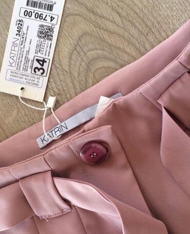 exit pantalone: XS (EU 34), Visok struk, Ravne nogavice — 5