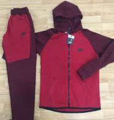 prsluk i pantalone komplet: Komplet, M (EU 50), Nike, bоја - Bordo, Pamuk — 1