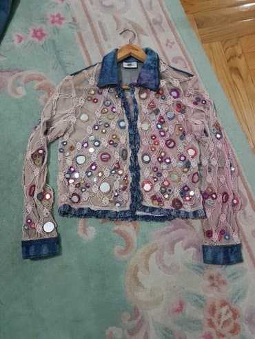 shooter haljine outlet: Jako upadljiv komad garderobe. Texas jakna sa ogledalcima. Cipkom — 1