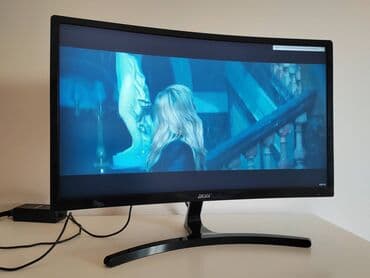 Monitori: Acer Zakrivljen Monitor Nitro 144Hz Acer zakrivljen monitor ED242QR — 3