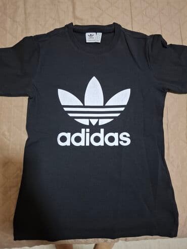 majice adidas: Adidas, L (EU 40), Pamuk, bоја - Crna — 1