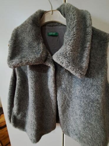 benetton parfemi zenski: Benetton, One size, Veštačko krzno, bоја - Siva — 1