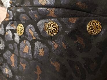 vunene pantalone: S (EU 36), Poliester, bоја - Šareno, Leopard, krokodil, zebra — 5