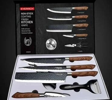 ‼️‼️‼️ Set Noževa - Kuhinjski Noževi - Makaze - Ljuštilica NOVO! 2200 — 1