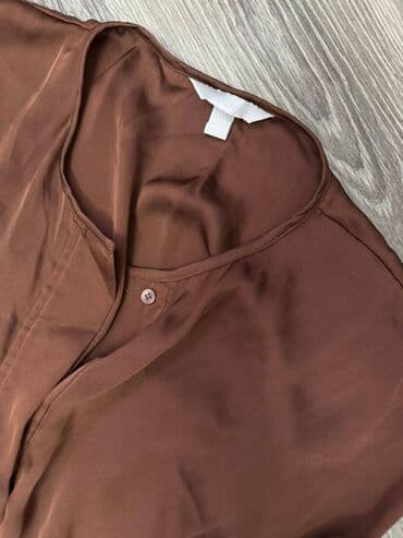 h m haljine nova kolekcija: H&M S (EU 36), bоја - Braon, Drugi tip rukava — 2