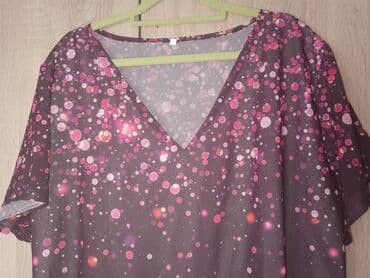 Haljine: 5XL (EU 50), bоја - Crna, Kratkih rukava — 4