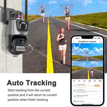 xiaomi polovni telefoni: Ip kamera PTZ kamera sa 2 sociva i sirenom 4k 8x zoom Kamera za — 6