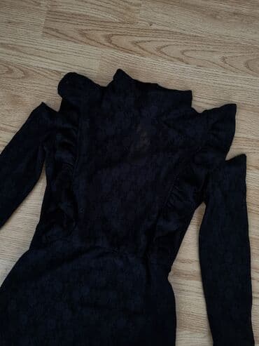 haljine s: 9Fashion Woman S (EU 36), bоја - Crna, Dugih rukava — 4