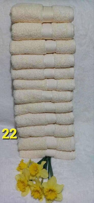 Towels: Peškiri Dimenzije-50*90 Paket 12 komada-3.400 din Materijal-pamuk — 2