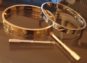 cartier naocare srbija: Čvrsta narukvica, Cartier, Materijal: Srebro — 4