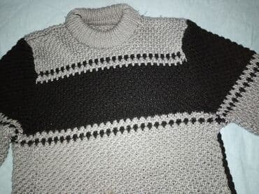 laneni zenski komplet: XL (EU 42), Poliester, Casual, Prugasti, Vez — 3