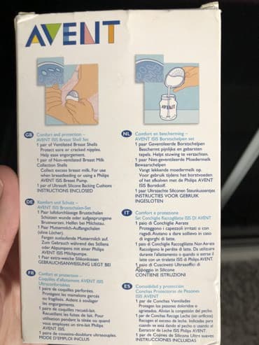 Avent stitnici za bradavice u koji mozete sakupljati mleko. Dolazi sa — 7