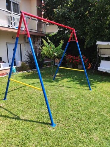 tobogani i ljuljaske za decu: Dečija ljuljaška za baštu, bоја - Šareno, Novo, Pokupiti na licu mesta, O trošku kupca — 12