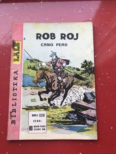 racunarstvo i informatika za 2 razred gimnazije: Biblioteka Lale 108 - Rob Roj - Crno pero — 1