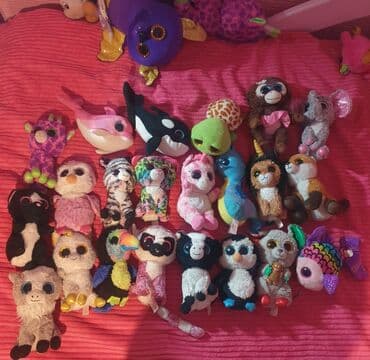 gumeni konjic za decu: TY BEANIE BOOS original plisane igračke bini bu. skupljali smo ih — 3